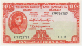 Ireland, Republic Of 10 Shillings, Prefix 65P, 25.5.1966